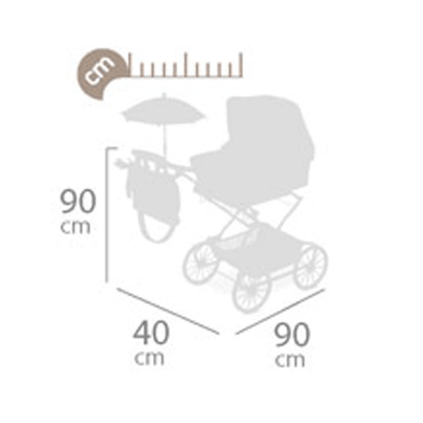 Carrinho de Bonecas Reborn De Cuevas Verona 90cm Autobrinca Online