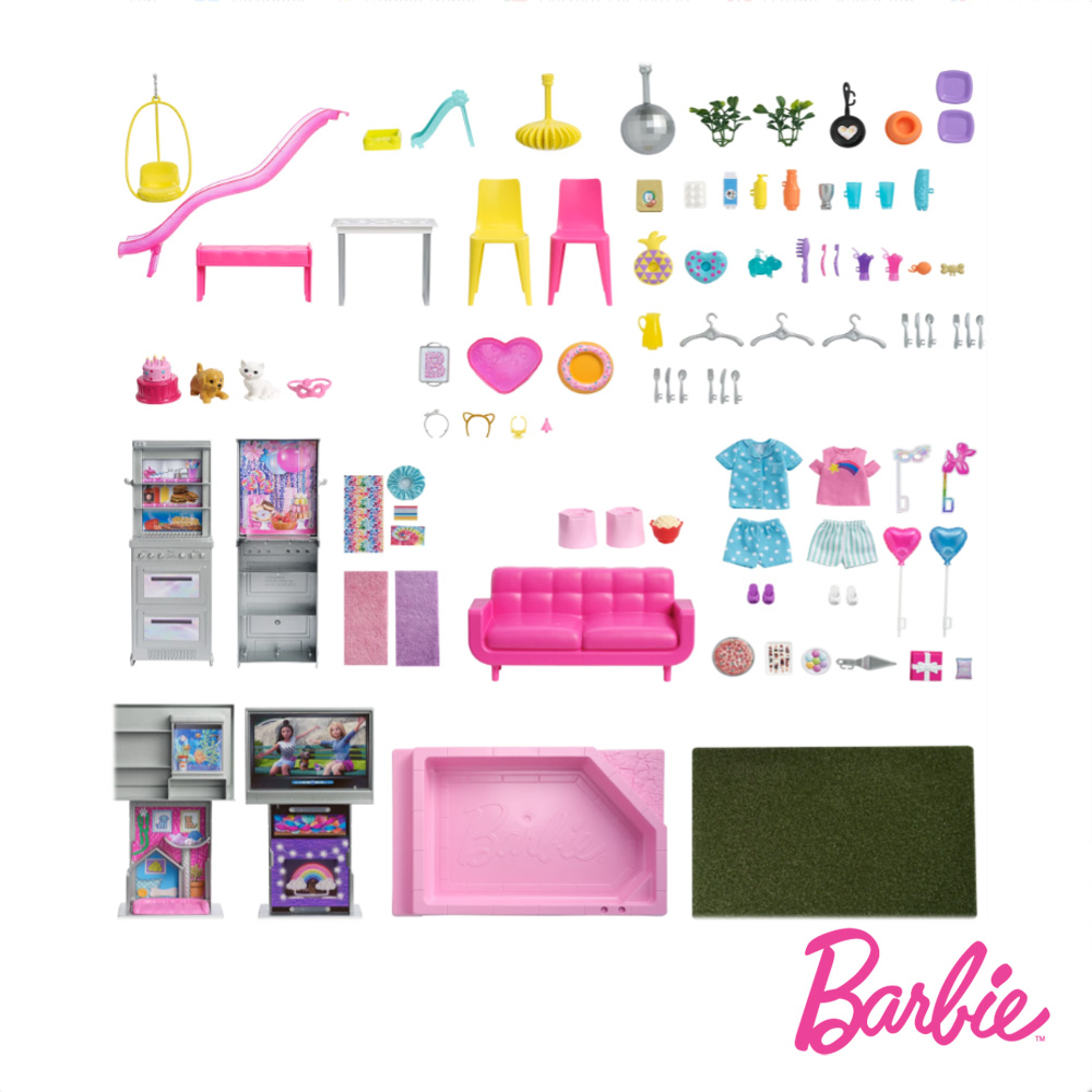 Barbie Casa 60º Aniversário Edição Exclusiva de Festa - Autobrinca Online