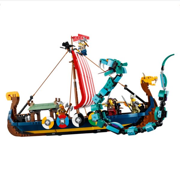 LEGO Creator – Barco Viking e Serpente de Midgard 31132 Autobrinca Online