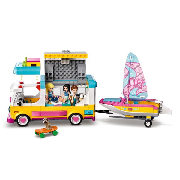 LEGO Friends – Floresta c/ Autocaravana e Barco à Vela 41681 Autobrinca Online
