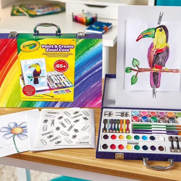 Mala de Artista Crayola c/ Cavalete e 65 Peças Autobrinca Online