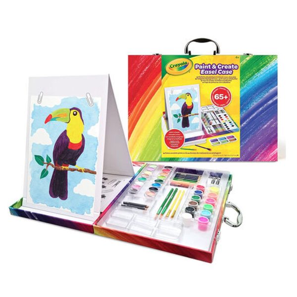 Mala de Artista Crayola c/ Cavalete e 65 Peças Autobrinca Online