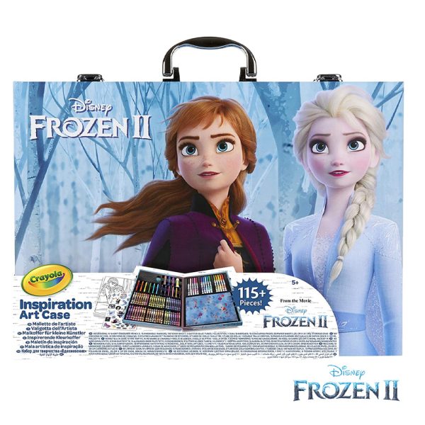 Mala de Artista Crayola Frozen II c/ 115 Peças Autobrinca Online