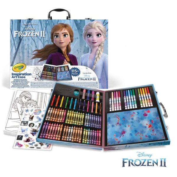 Mala de Artista Crayola Frozen II c/ 115 Peças Autobrinca Online