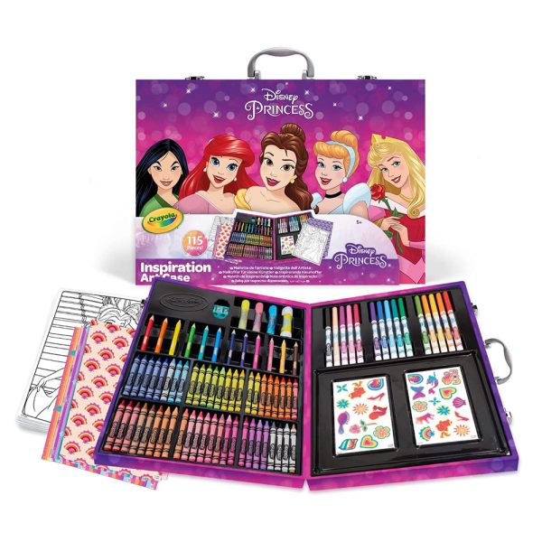 Mala de Artista Crayola Princesas Disney c/ 115 Peças Autobrinca Online