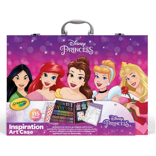 Mala de Artista Crayola Princesas Disney c/ 115 Peças Autobrinca Online