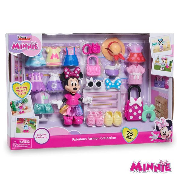 Minnie Mouse – Fabulosa Coleção de Moda c/ Minnie 15cm Autobrinca Online