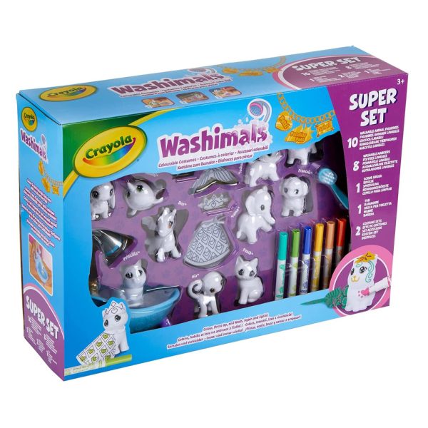 Washimals Super Set de 10 Mascotes