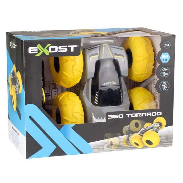 Exost – Carro Acrobata 360 Tornado RC Amarelo Autobrinca Online