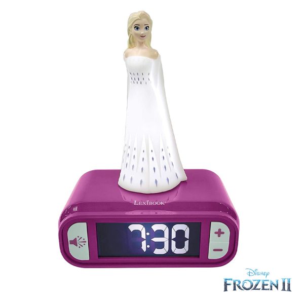 Frozen II Relógio Despertador c/ Luz Noturna Autobrinca Online