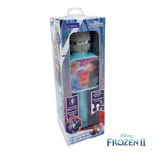 Microfone Frozen II c/ Bluetooth Autobrinca Online