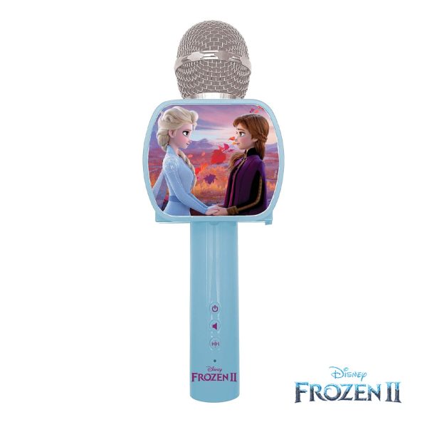 Microfone Frozen II c/ Bluetooth Autobrinca Online