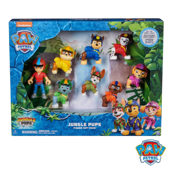 Patrulha Pata Selva Pack 8 Figuras Autobrinca Online