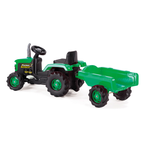 Trator a Pedais Dolu Farmer Verde c/ Reboque Autobrinca Online