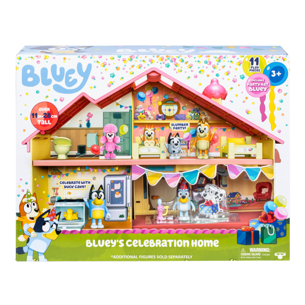 Bluey Playset Casa Celebração Autobrinca Online