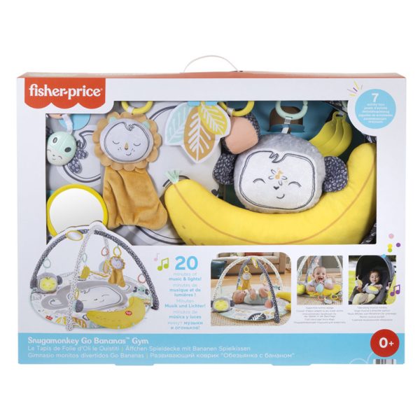Ginásio Atividades Macaquinhos Divertidos c/ Banana Fisher-Price