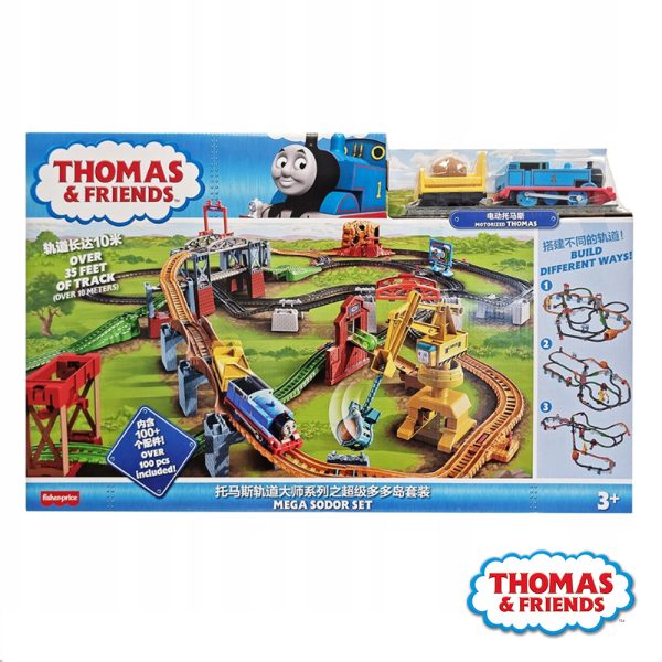 Thomas & Friends – Mega Pista Motorizada na Ilha Sodor 10m