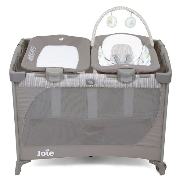 Cama de Viagem Joie Commuter Change Bounce Nature Alphabet Autobrinca Online