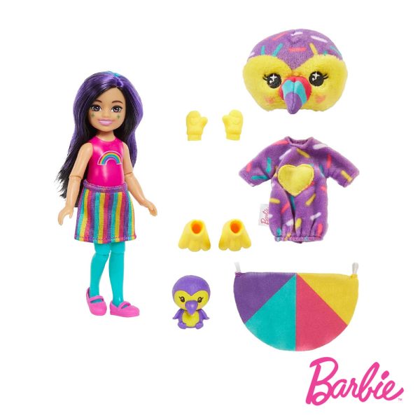 Barbie Chelsea Cutie Reveal Série Amigos da Selva Tucano Autobrinca Online