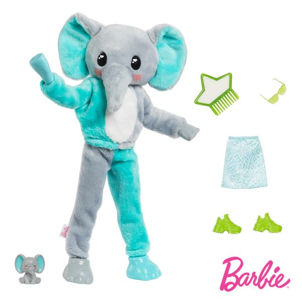 Barbie Cutie Reveal Série Amigos da Selva Elefante Autobrinca Online