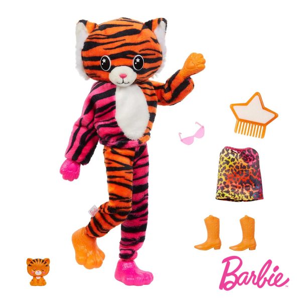 Barbie Cutie Reveal Série Amigos da Selva Tigre Autobrinca Online