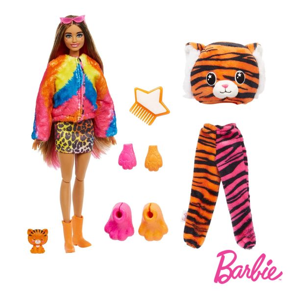 Barbie Cutie Reveal Série Amigos da Selva Tigre Autobrinca Online