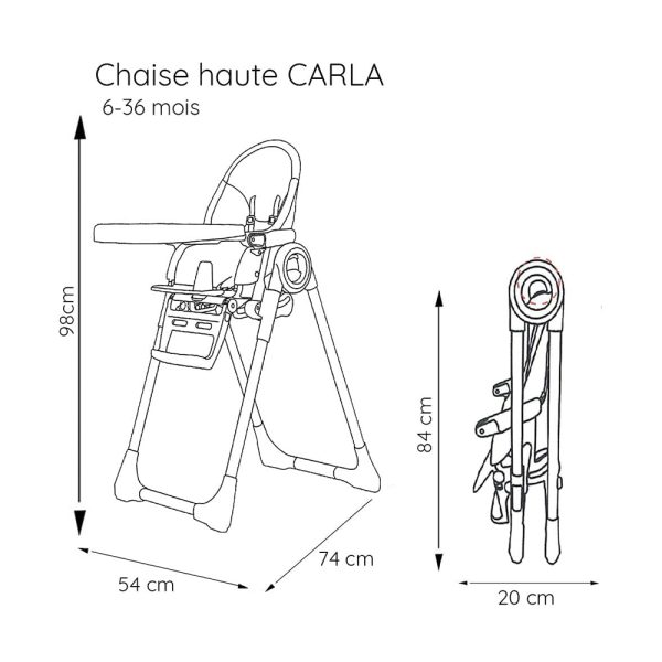 Cadeira Papa Nania Carla Minnie Autobrinca Online