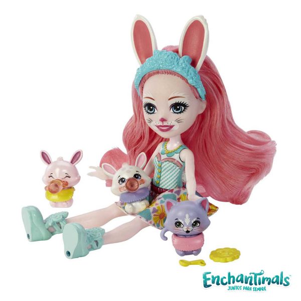 Enchantimals Surprise Bree Bunny e Best Friend Twist Autobrinca Online