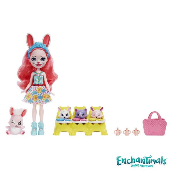 Enchantimals Surprise Bree Bunny e Best Friend Twist Autobrinca Online