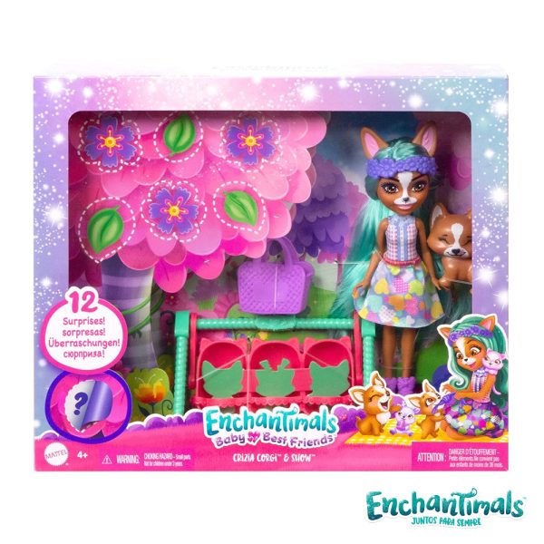 Enchantimals Surprise Crizia Corgi e Best Friend Show Autobrinca Online