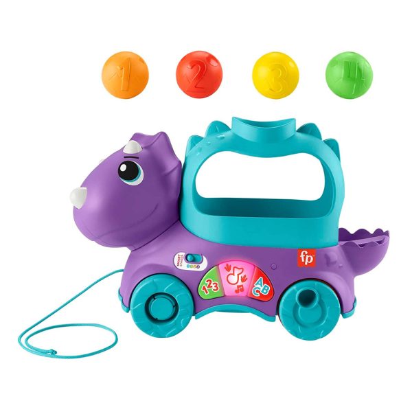 Dino Triceratops Bolinhas Saltitantes Fisher-Price Autobrinca Online