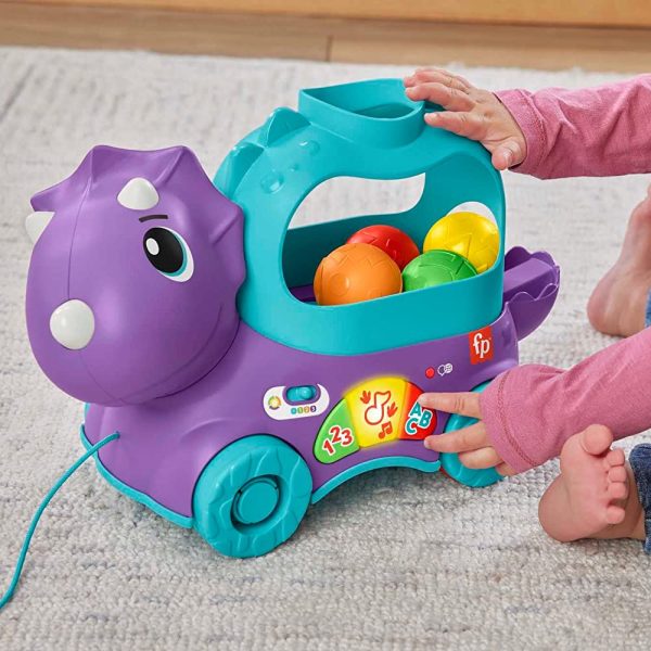 Dino Triceratops Bolinhas Saltitantes Fisher-Price Autobrinca Online
