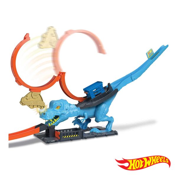 Hot Wheels City Pista A Mordida do T-Rex Autobrinca Online