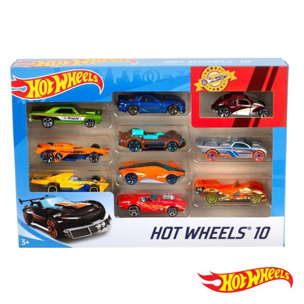Hot Wheels – Pack 10 Veículos Autobrinca Online