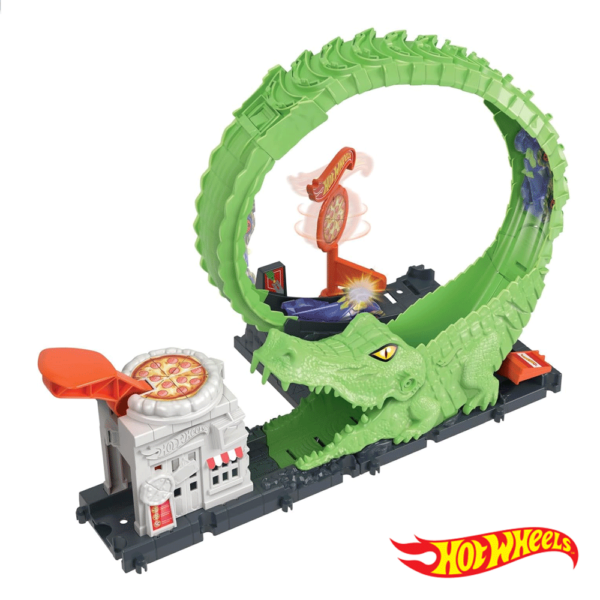 Hot Wheels City Ataque de Loop de Crocodilo Autobrinca Online