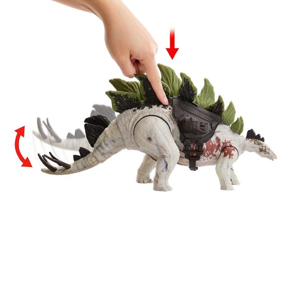 Jurassic World Rastreador Gigante Stegosaurus Autobrinca Online