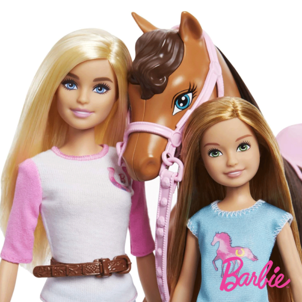 Barbie Boneca e Stacie c/ Cavalo Autobrinca Online