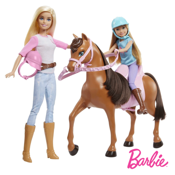 Barbie Boneca e Stacie c/ Cavalo Autobrinca Online