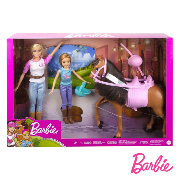 Barbie Boneca e Stacie c/ Cavalo Autobrinca Online