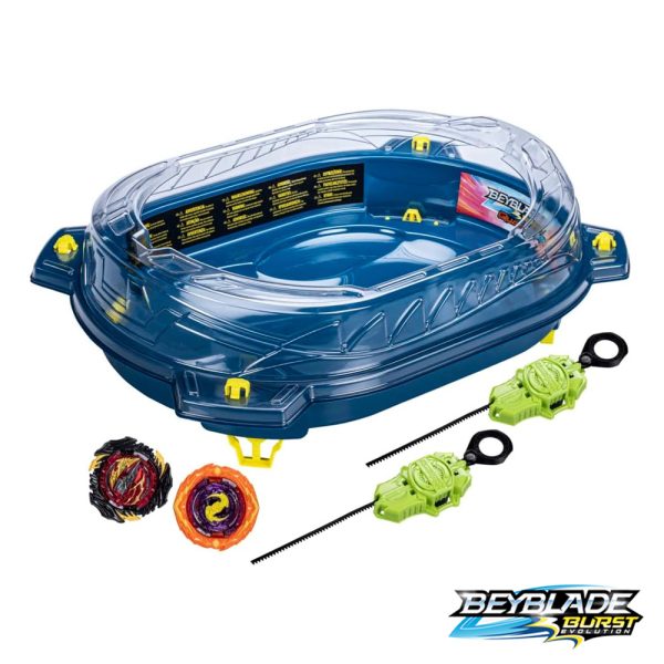 Beyblade Burst Quad Strike Set de Batalha Thunder Edge Autobrinca Online