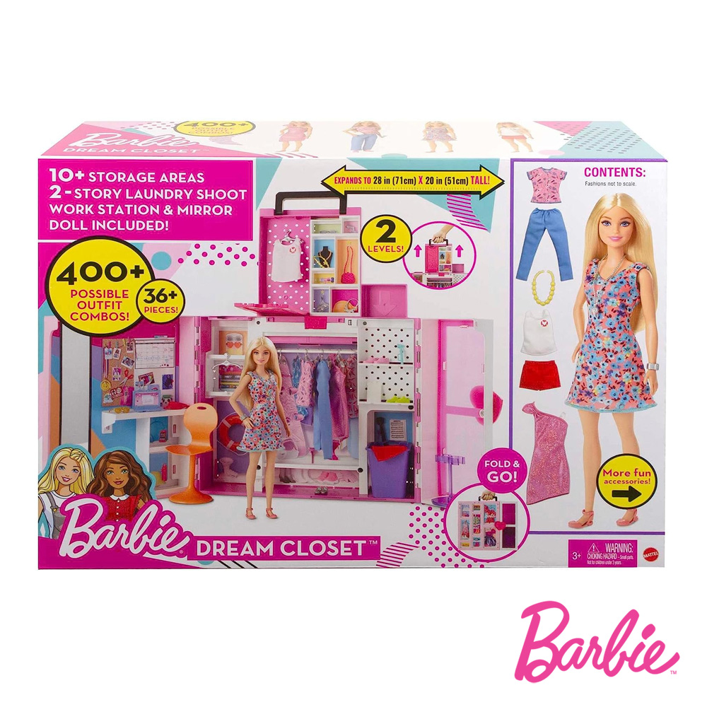Boneca Barbie Fashionistas Closet De Luxo Mattel Original