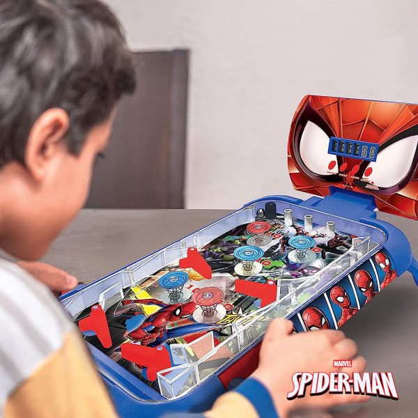Eletrónico Pinball Spider-Man Autobrinca Online