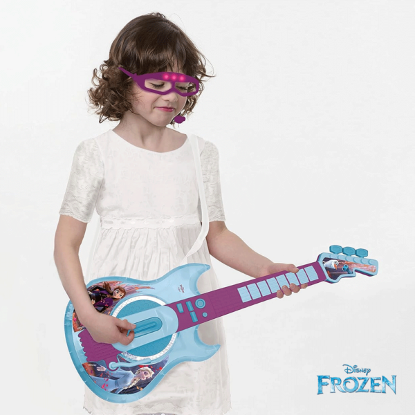 Guitarra Frozen c/ Óculos e Microfone Autobrinca Online