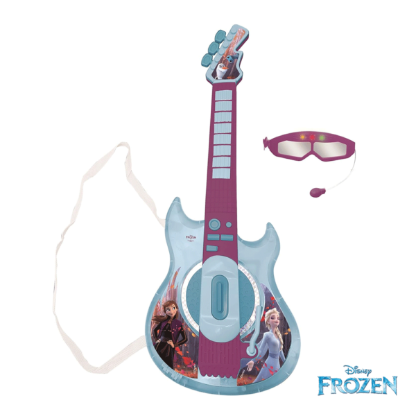 Guitarra Frozen c/ Óculos e Microfone Autobrinca Online