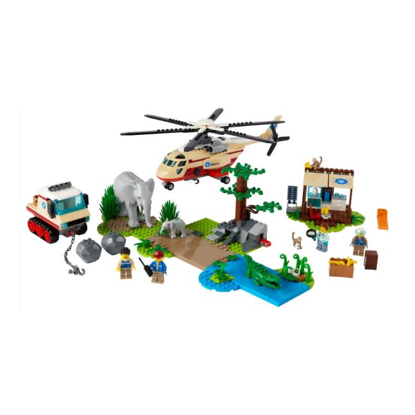 LEGO City Operação Salvamento de Animais Selvagens 60302 Autobrinca Online