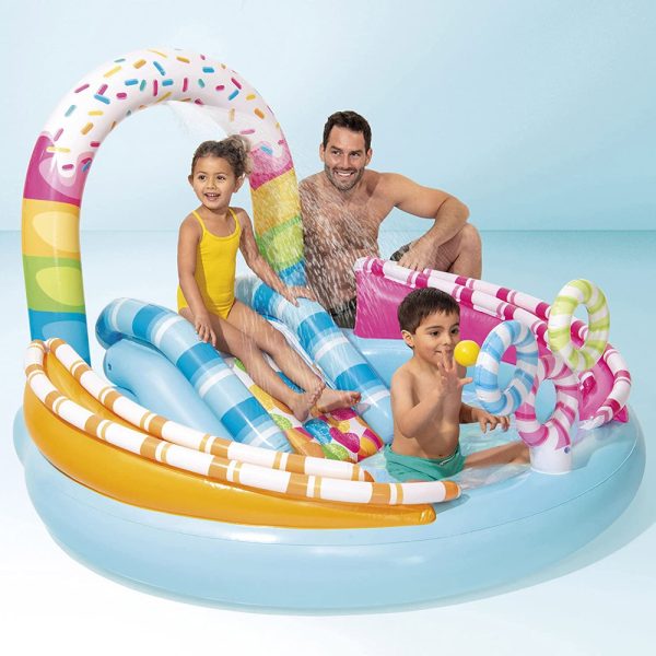 Piscina Insuflável Colorida c/ Atividades 170cm Autobrinca Online