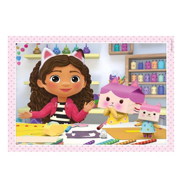 Gabby’s Doll House – Puzzle 4 em 1 Casa da Gabby Autobrinca Online