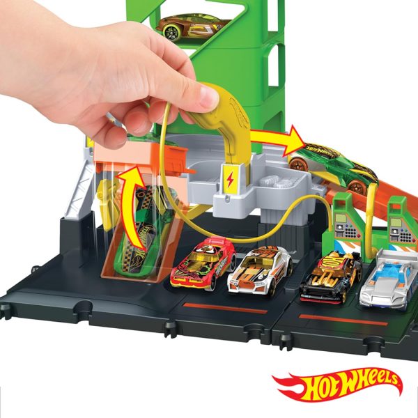 Hot Wheels Posto Cmbustível p/ Carros Elétricos Autobrinca Online