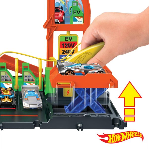 Hot Wheels Posto Cmbustível p/ Carros Elétricos Autobrinca Online