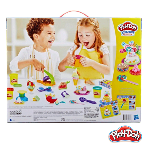 Play-Doh Kitchen Creations Kit Peças Doces e Sobremesas Autobrinca Online www.autobrinca.com 2